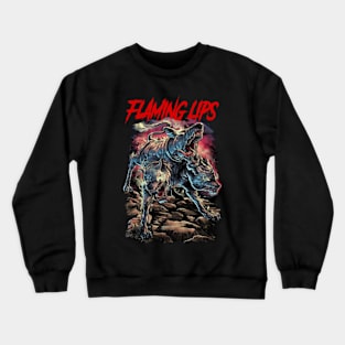 FLAMING LIPS BAND Crewneck Sweatshirt